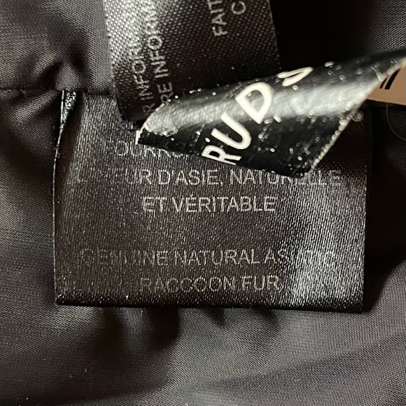 RUDSAK Black Fur-Trimmed Coat - Picture 7 of 7